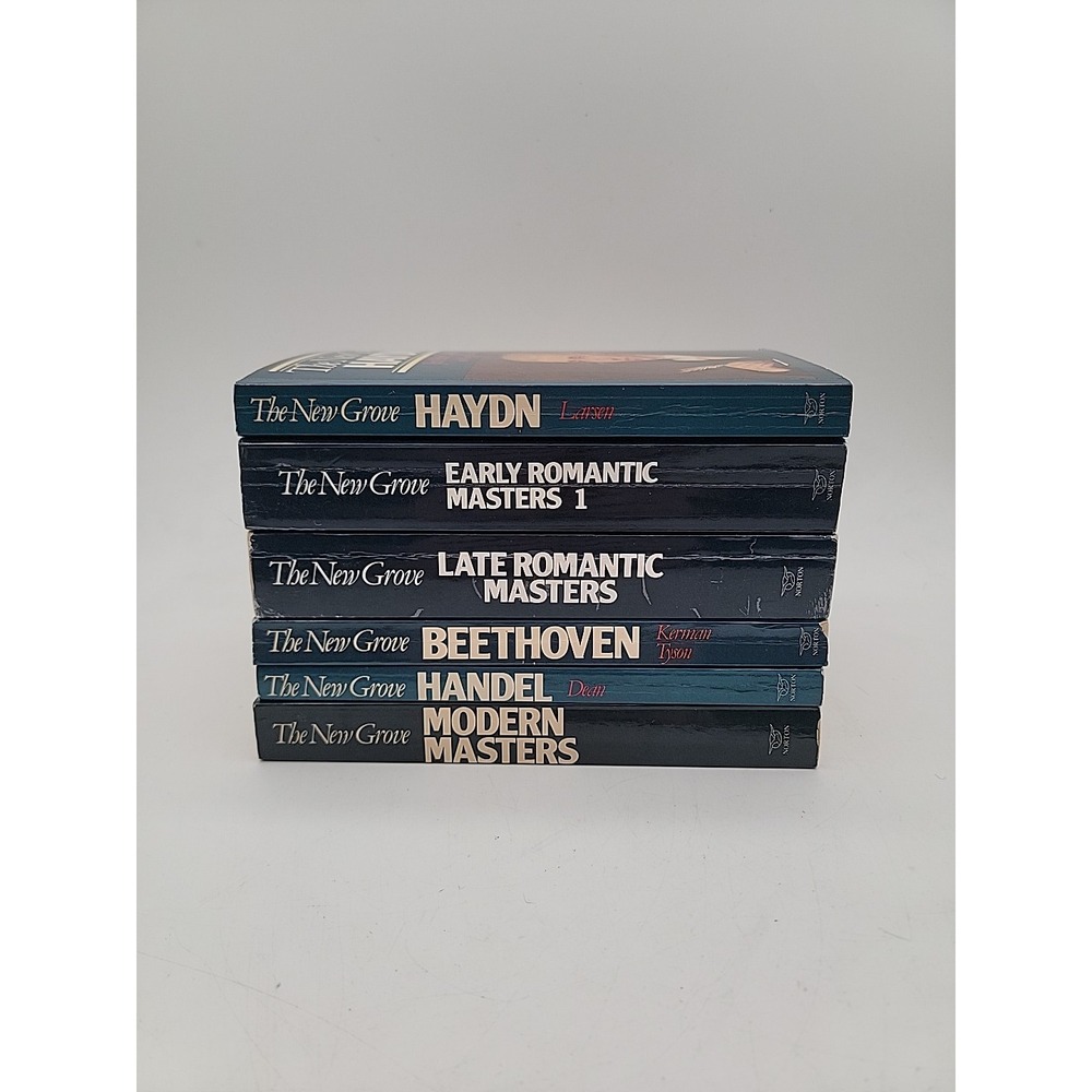 Stanley Sadie The New Grove Composer Biography Series Paperback 6 Book Set Good